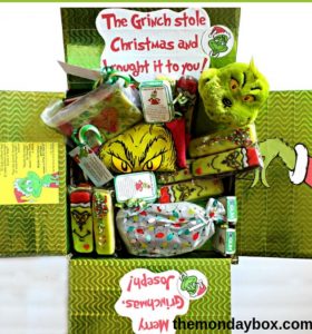 Grinch Care Package Christmas Toddler Box