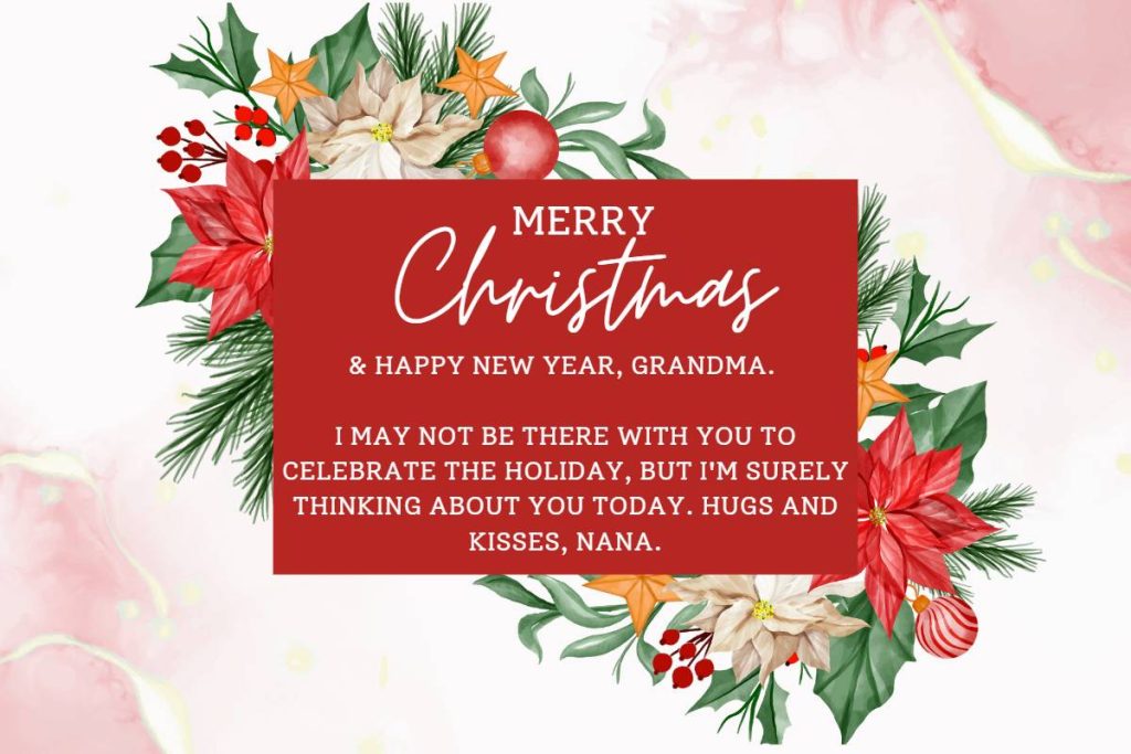 christmas card for grandma