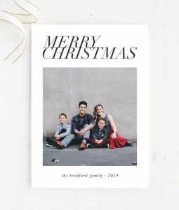 Xmas picture card