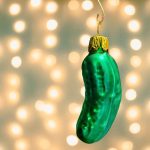 pickle christmas tree ornament