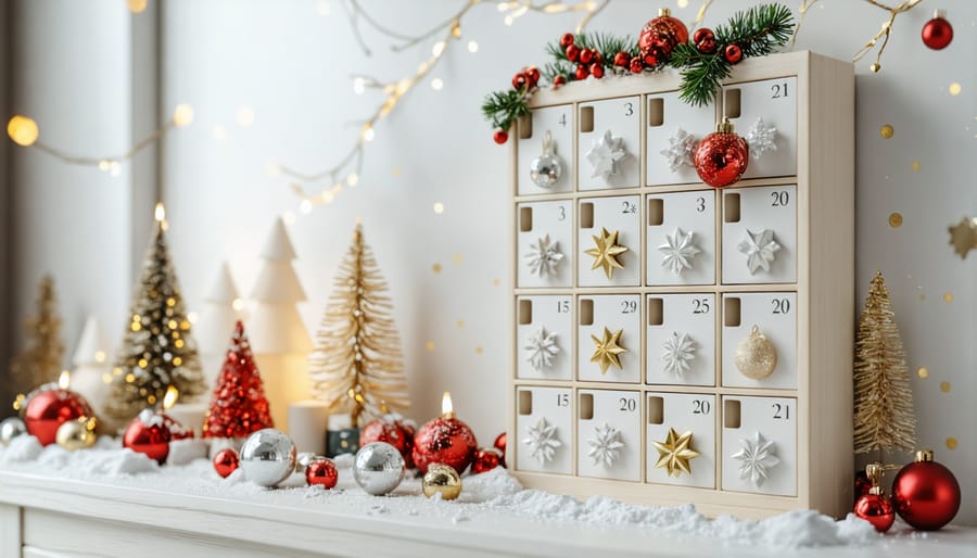 Modern luxury advent calendar featuring elegant design and premium materials