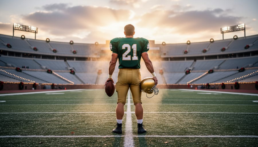 Orchestra conductor directing musicians during a film score recording session