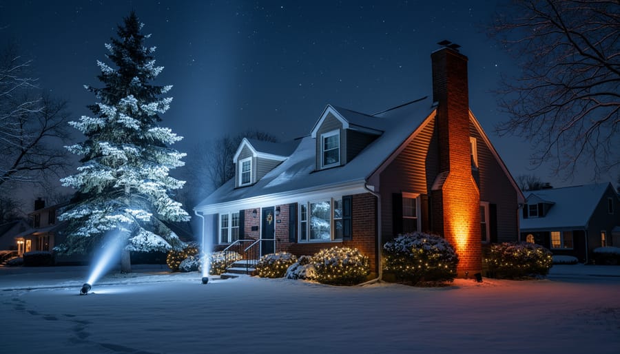 Directional Outdoor Lighting Transforms Your Christmas Display Into a Neighborhood Showstopper